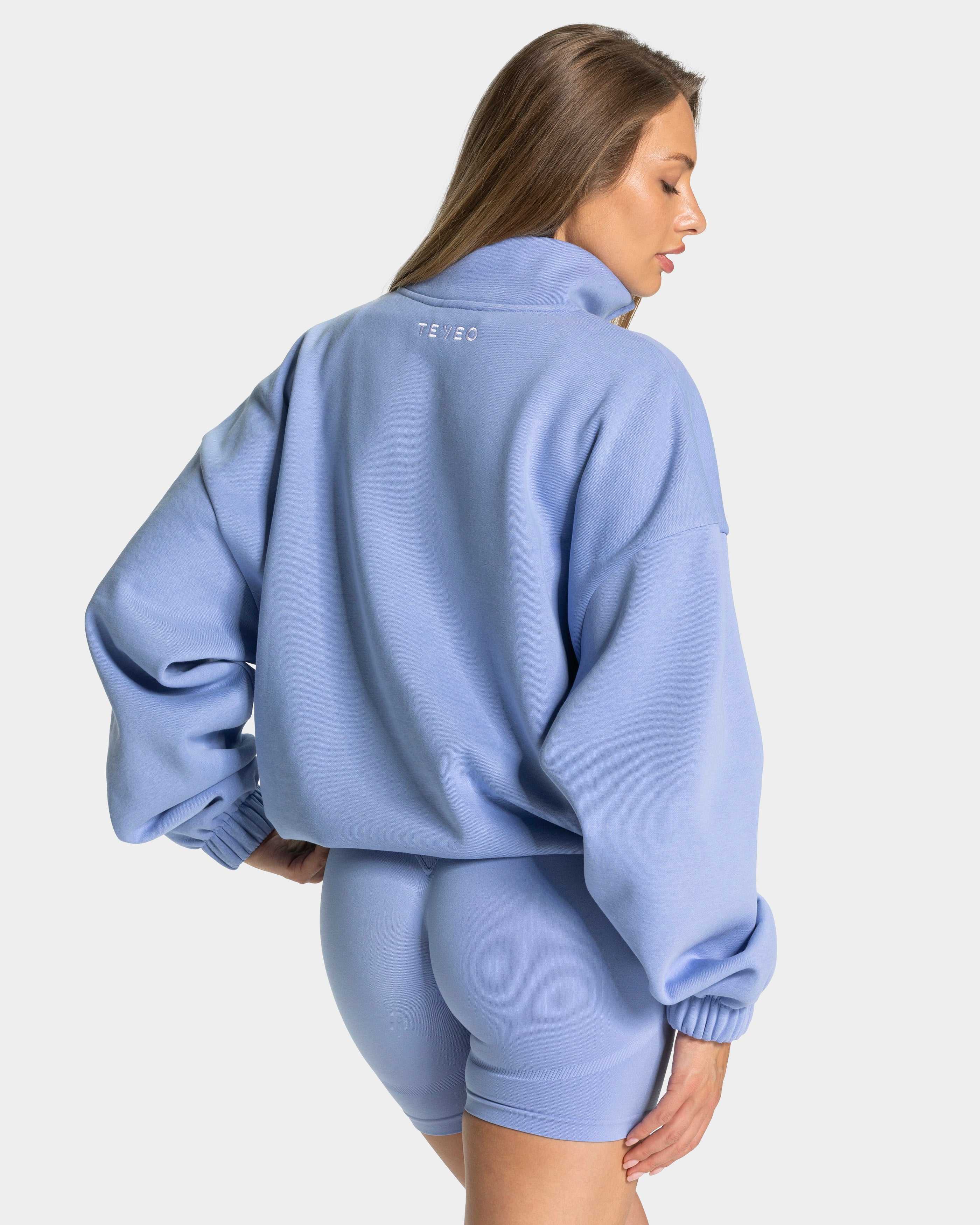 Femme Half Zip Sweater "Frozen"