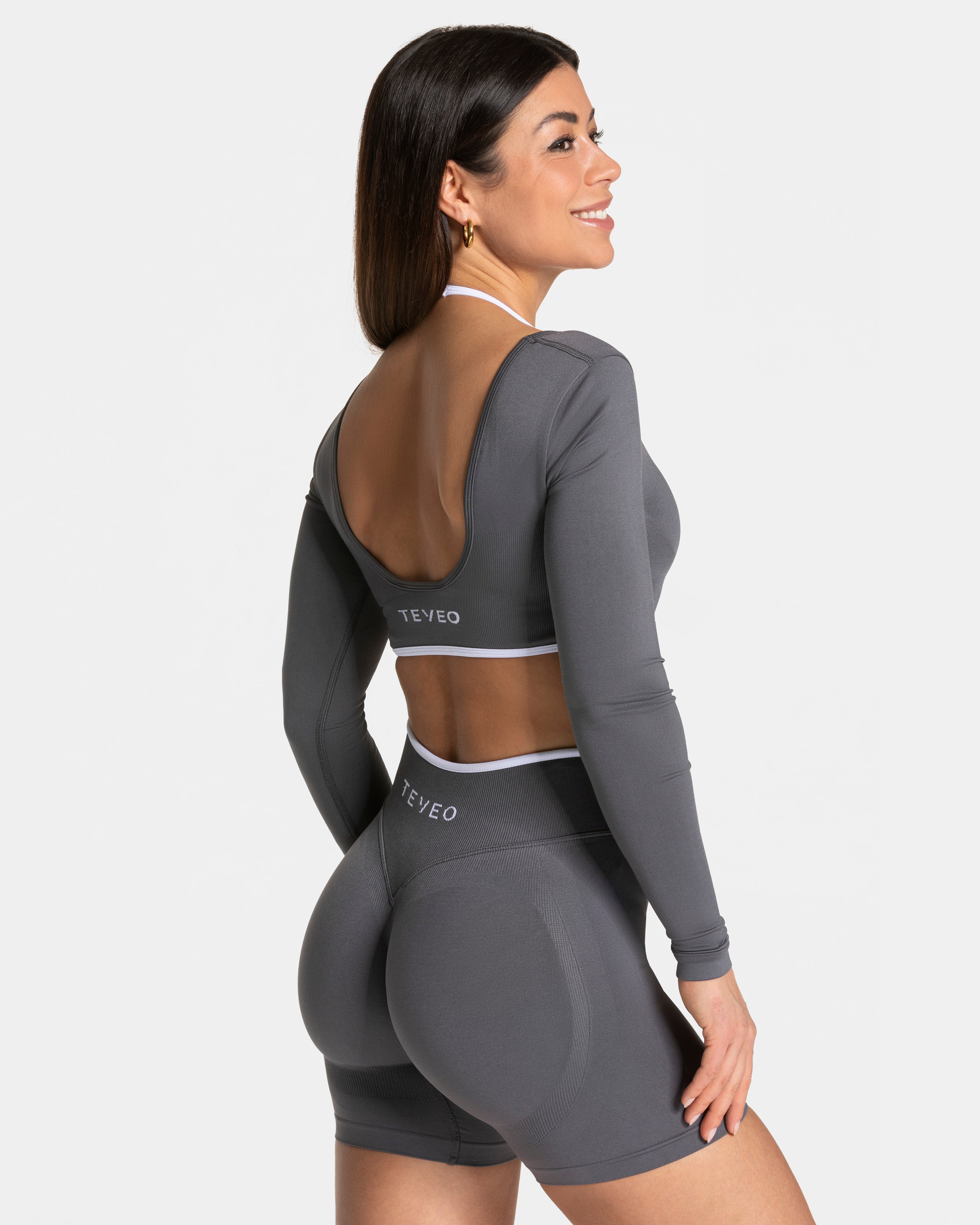 Contrastline Longsleeve "Graphit"