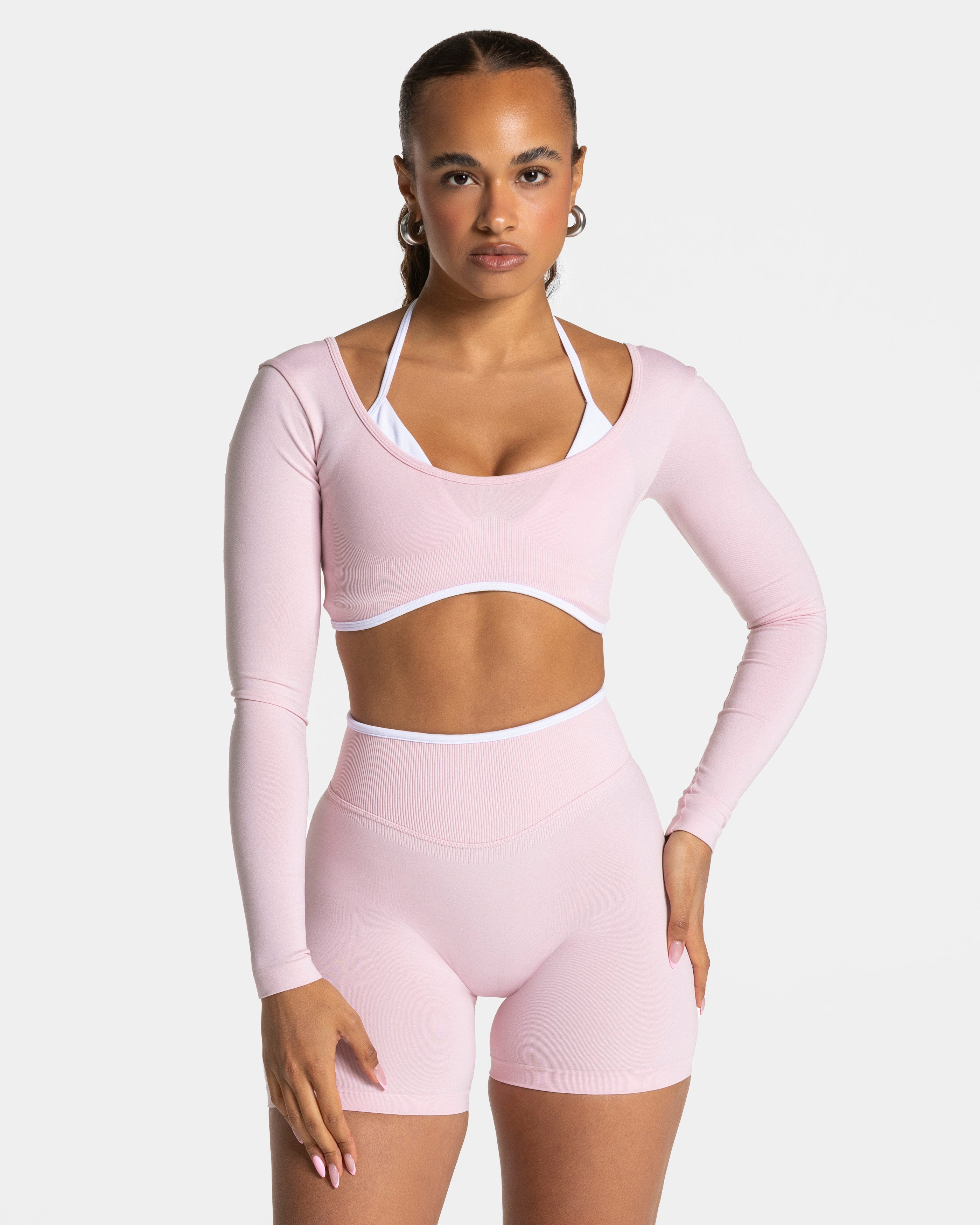 Contrastline Longsleeve "Rosa"