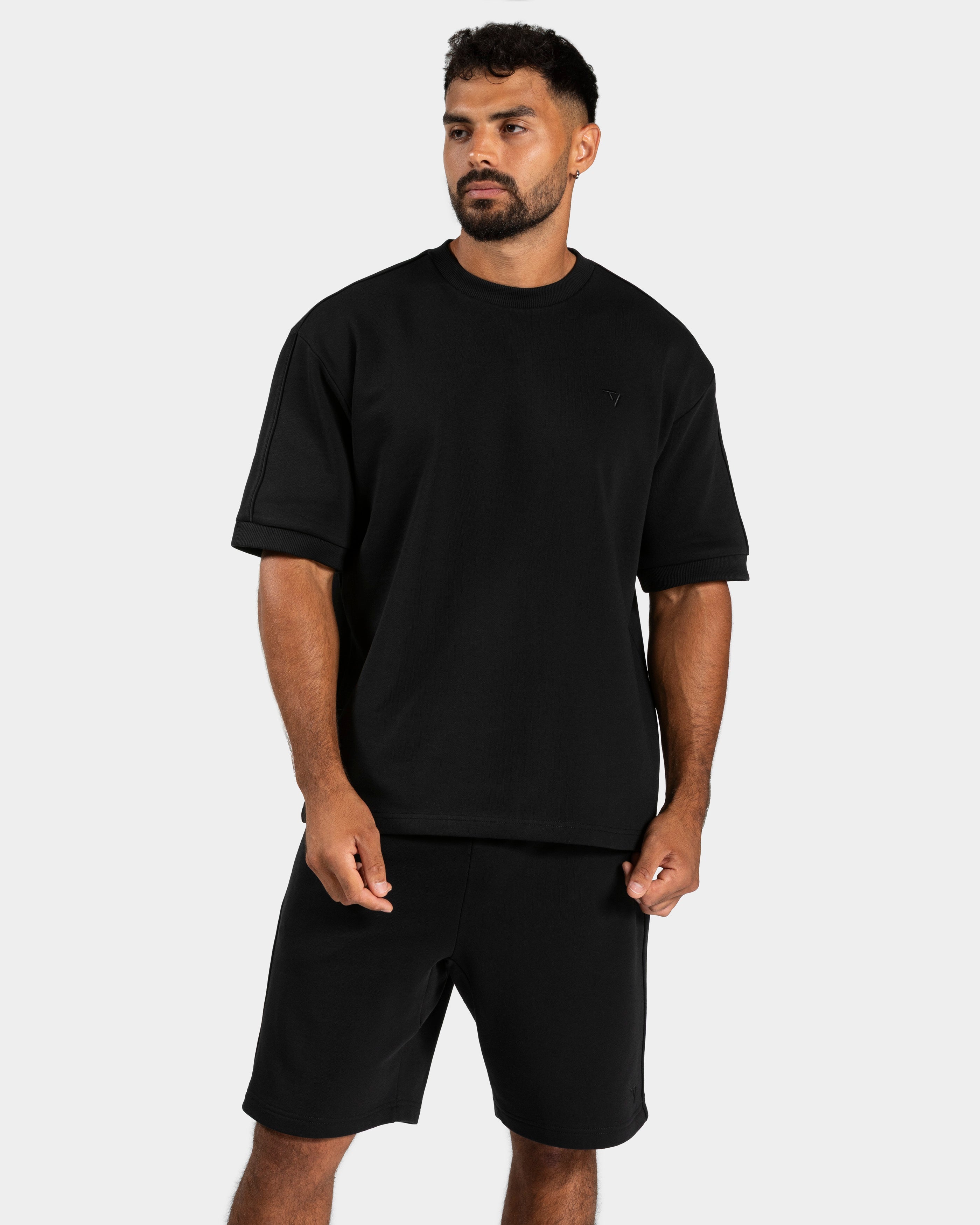 Contrastline Oversized T-Shirt "Schwarz"