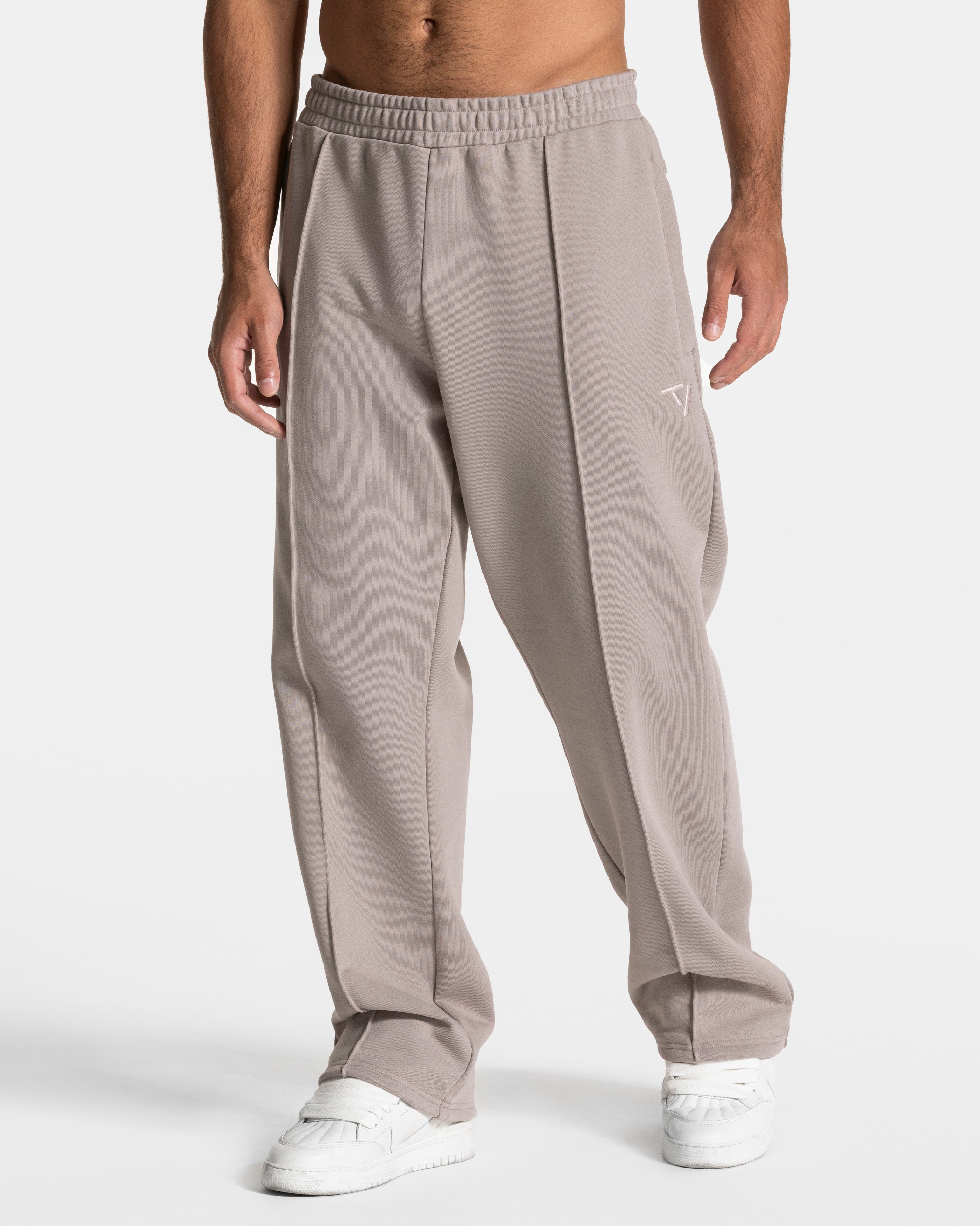 Contrastline Straight Leg Jogger "Stone"