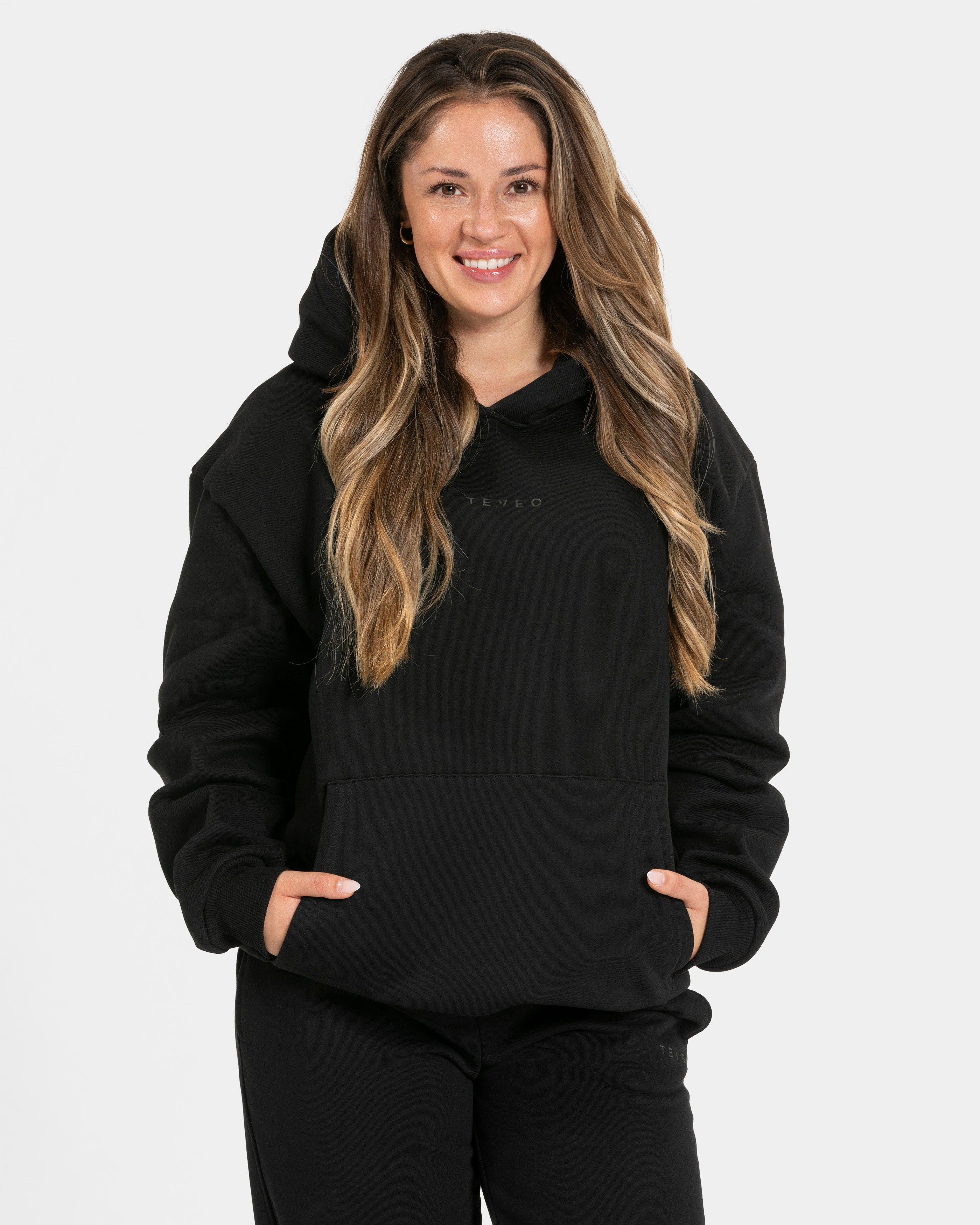 RI’VAIV Oversized Hoodie "Schwarz"