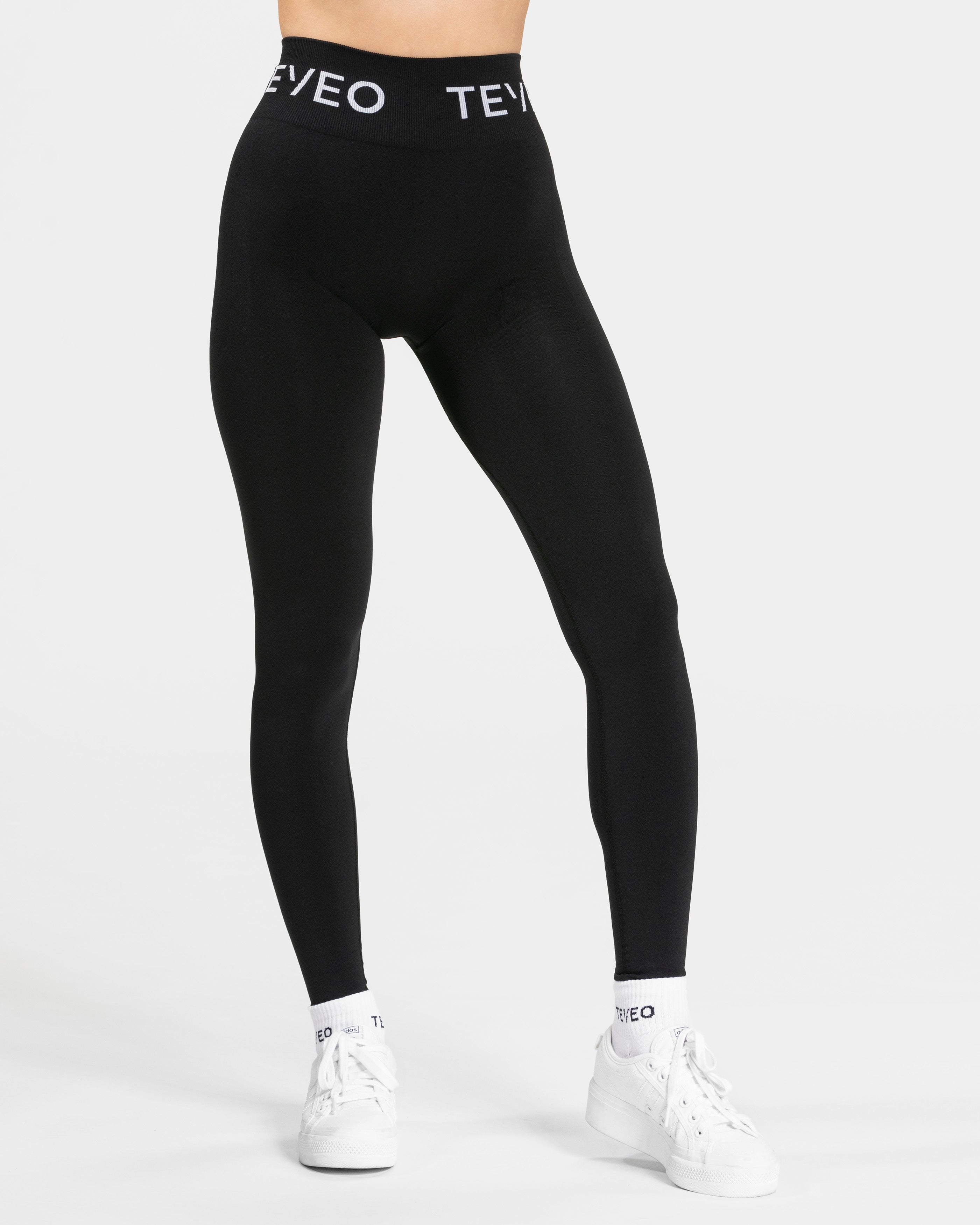 Signature Covert Scrunch Leggings "Schwarz"