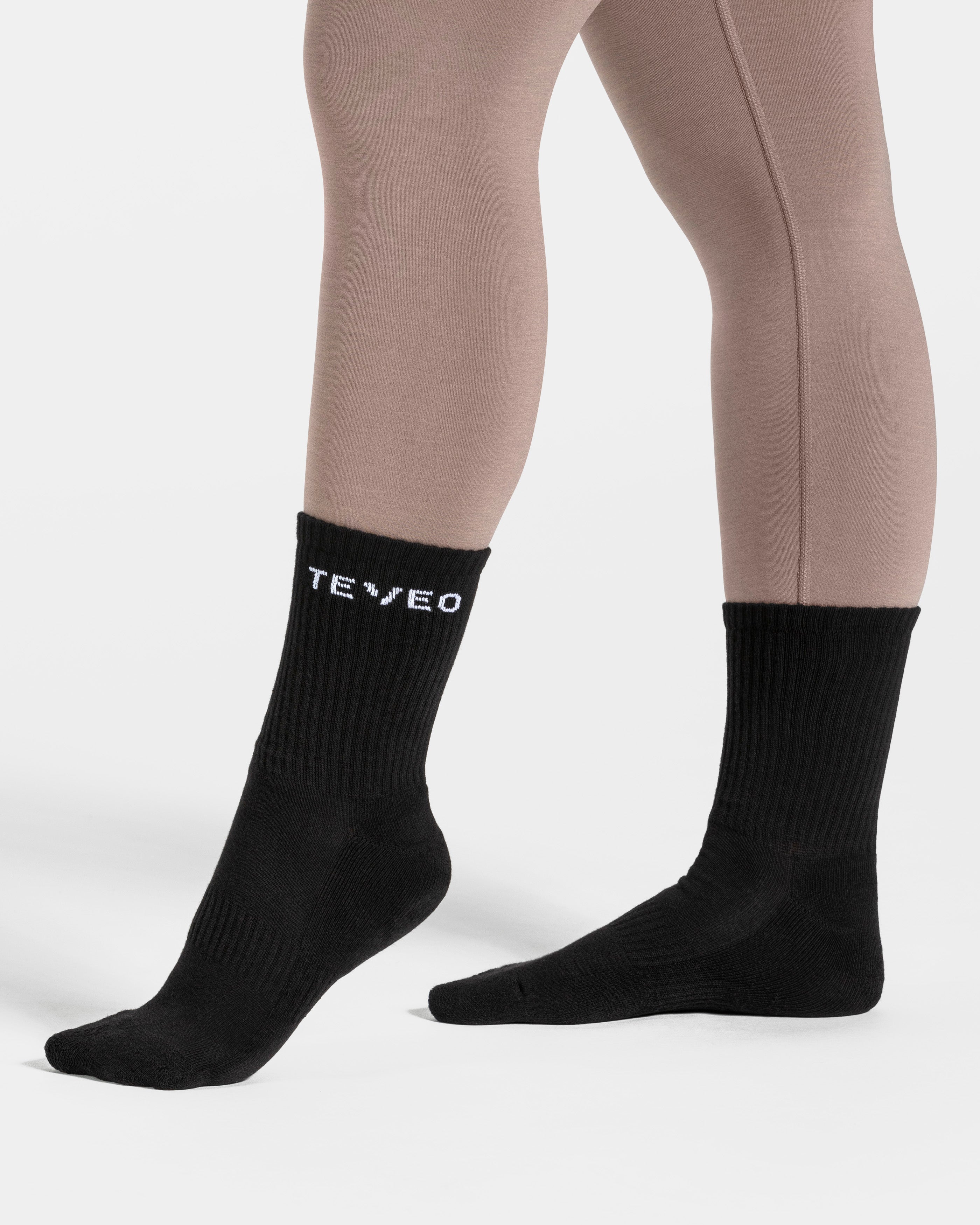 Tennis Socken (2er-Pack) "Schwarz"