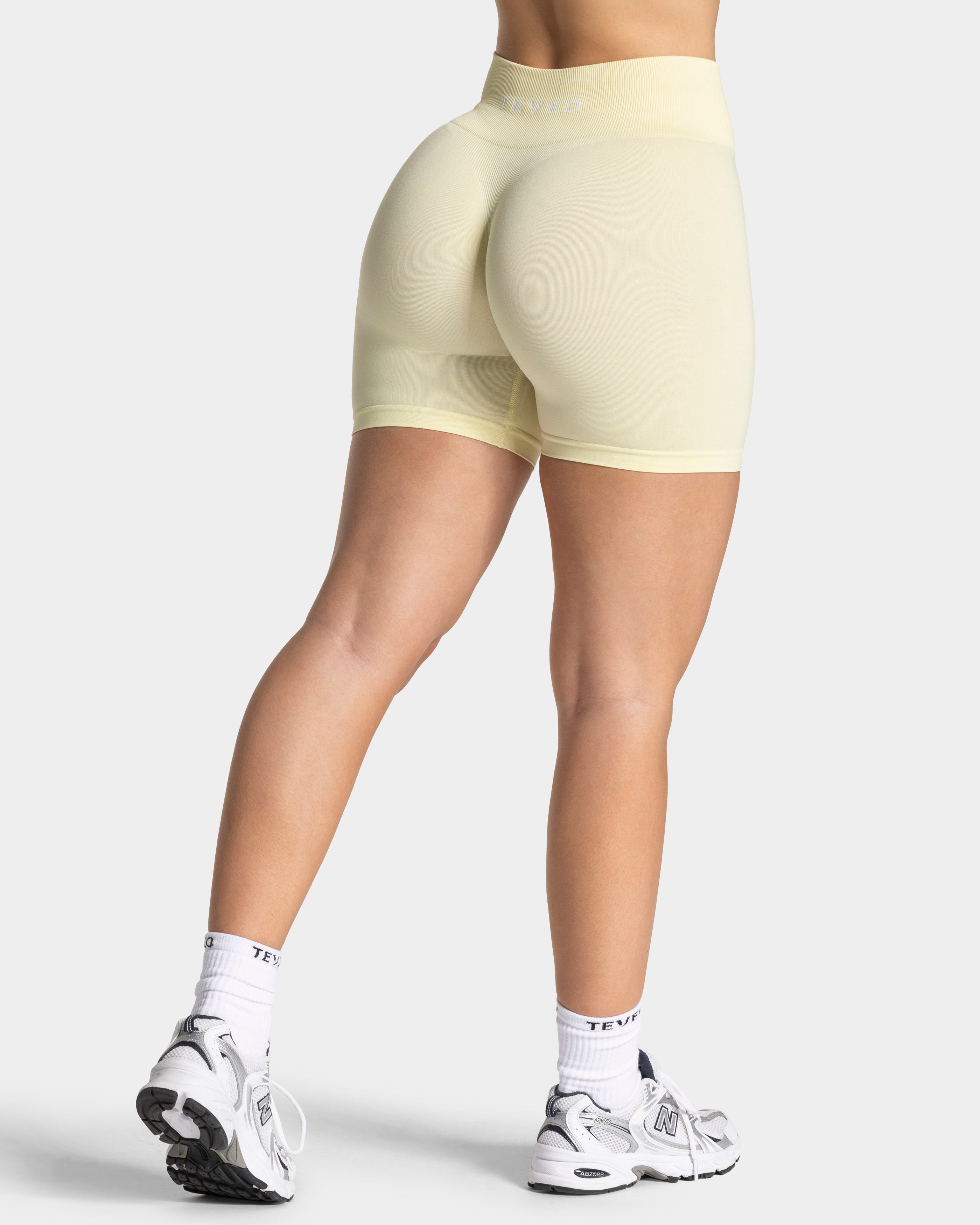 Timeless Pro Covert Scrunch Shorts "Butter Yellow"