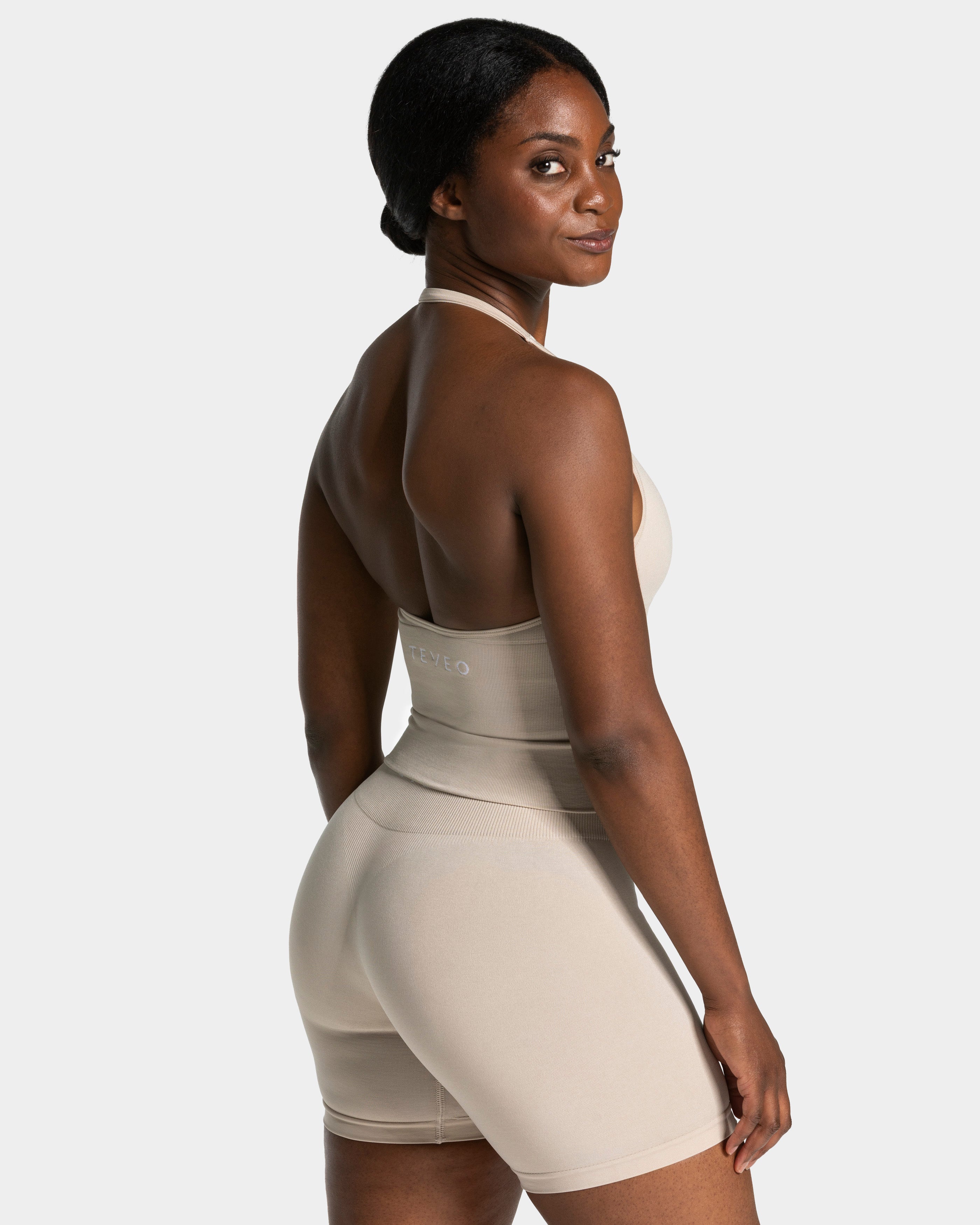 Timeless Pro Neckholder Top "Cream"