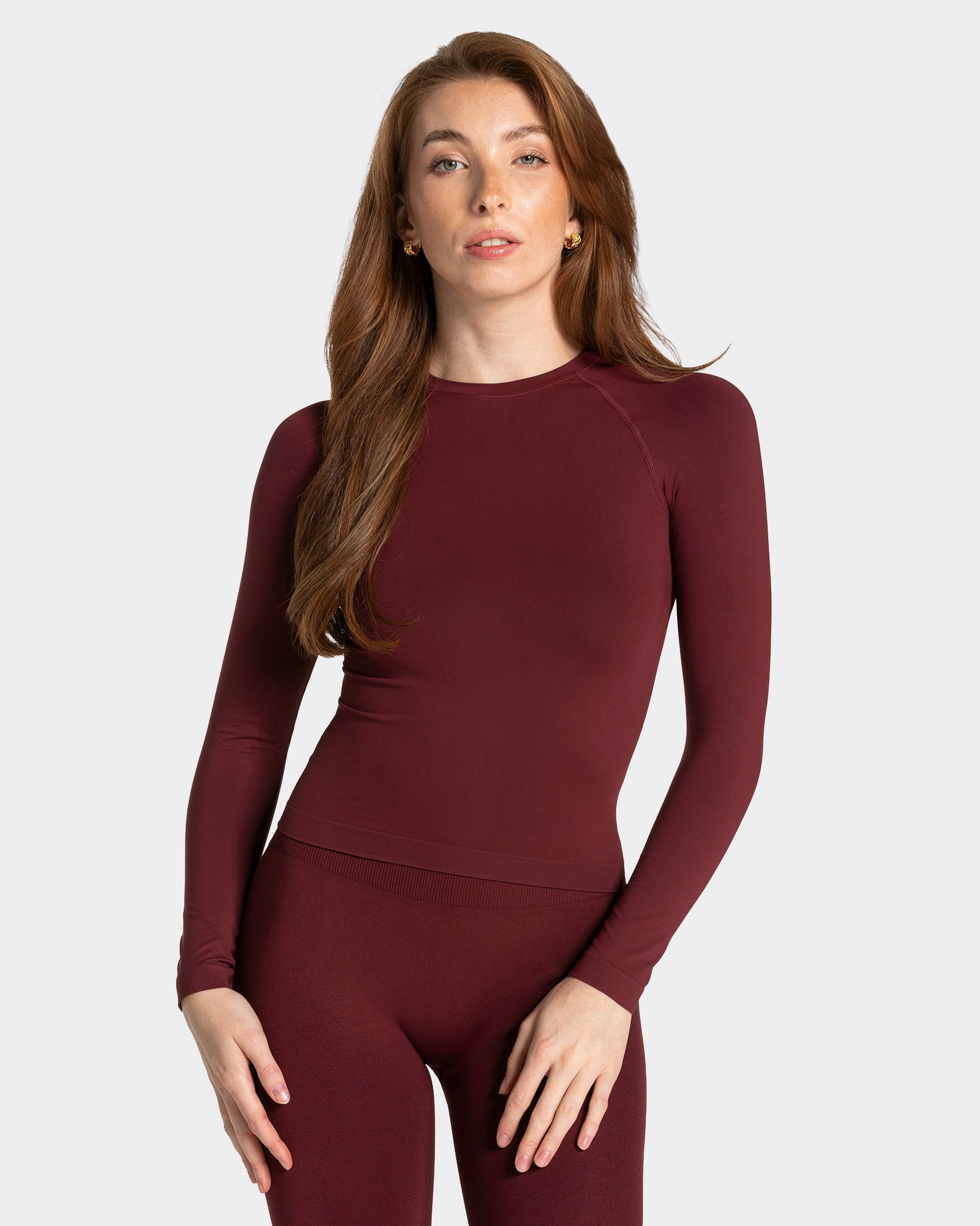 Timeless Pro Longsleeve "Weinrot"