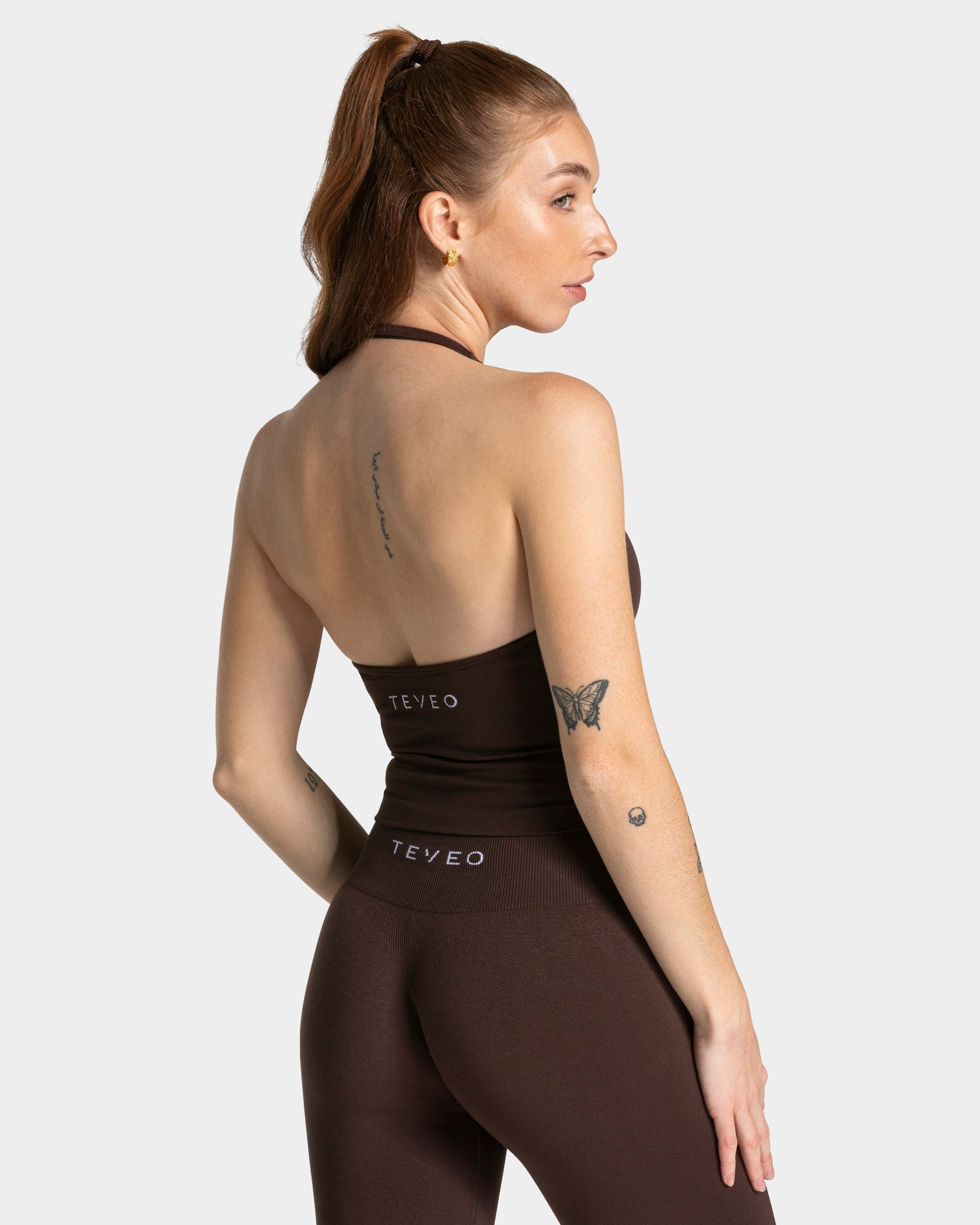 Timeless Pro Neckholder Top "Espresso"