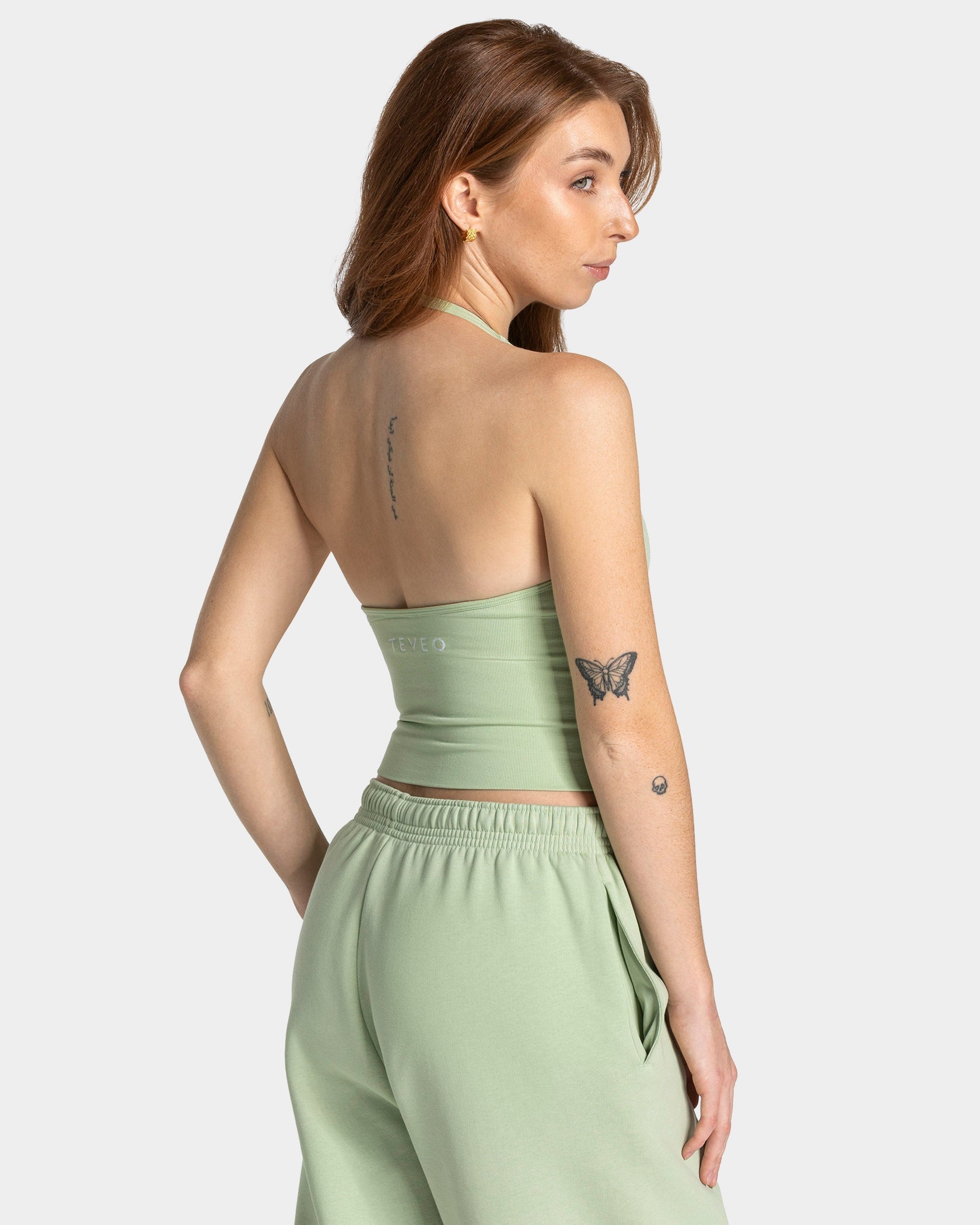 Timeless Pro Neckholder Top "Ice Matcha"