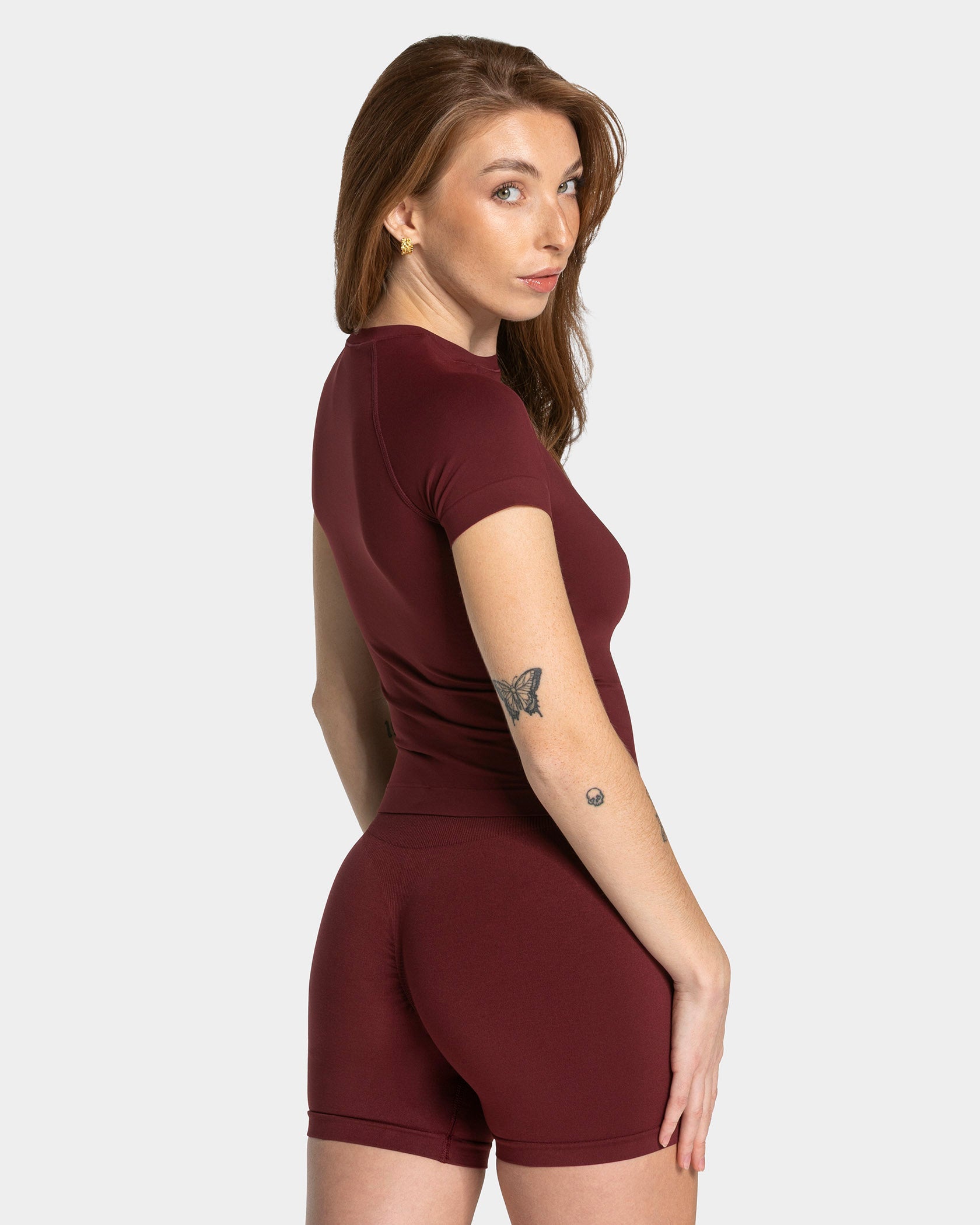 Timeless Pro T-Shirt "Weinrot"