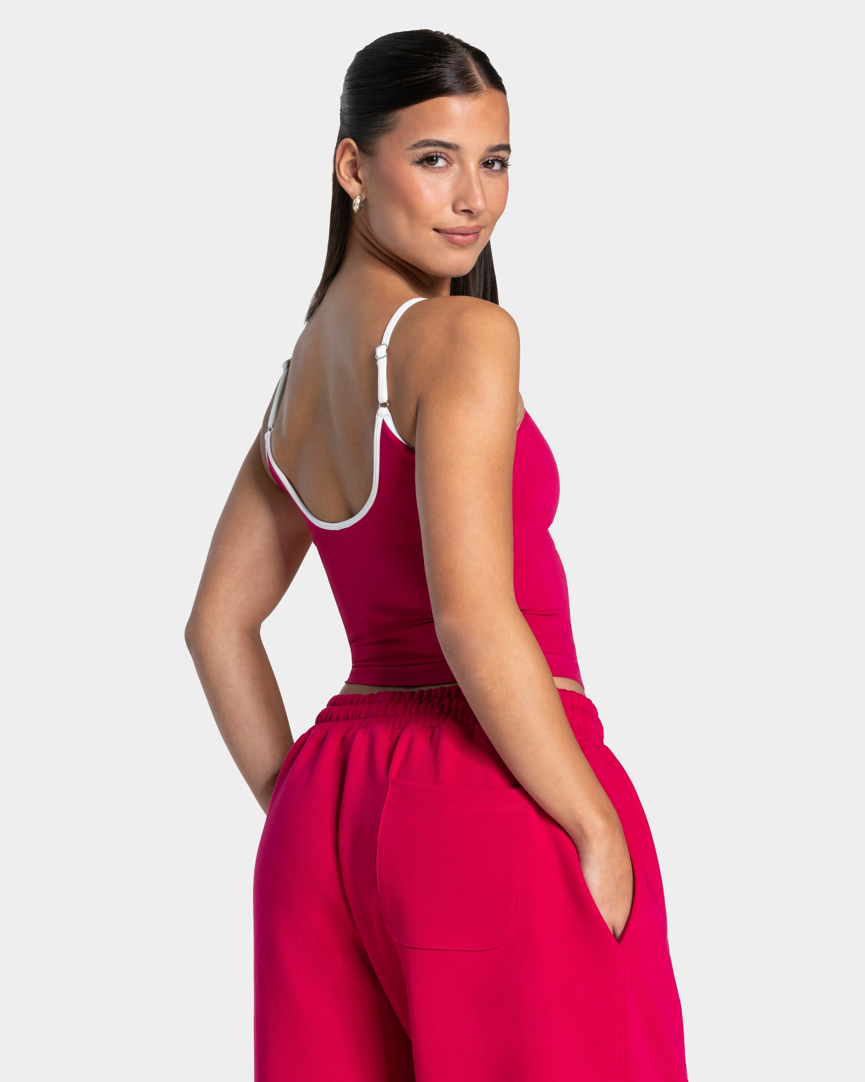 Contrastline Cami Top "Raspberry"